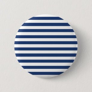 Muster für kobaltblaue und horizontale weiße Strei Button