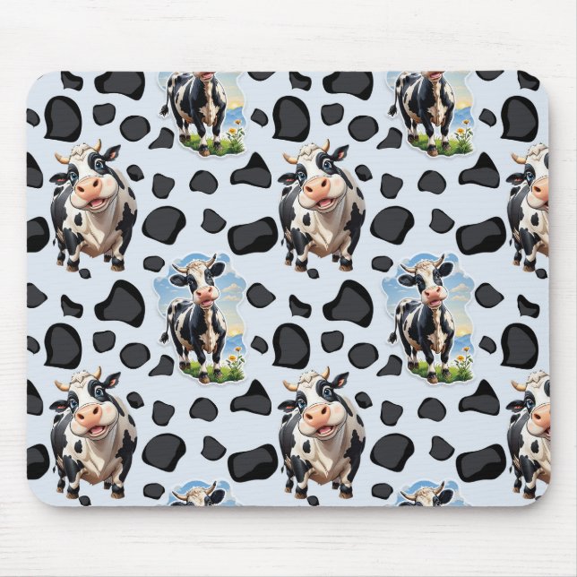 Muster für Kuhmuster Mousepad (Vorne)
