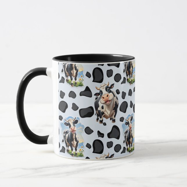 Muster für Kuhmuster Tasse (Links)