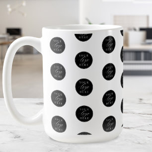 Muster für kundenspezifische Firmenlogos Kaffeetasse