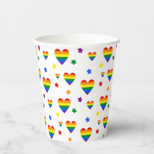 Muster für LGBT-Regenbogen und farbenfrohe Blume