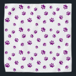 Muster für lila Druckfarben Halstuch<br><div class="desc">Zeigen Sie, wie viel Sie Tiere mit dieser niedlichen lila Tierpfanne Liebe Druck gemustert bandana. Auch sieht phantastisch mit anderen Hintergründen aus. Wetten Sie, dass Ihr Haustier es anziehen wird!</div>