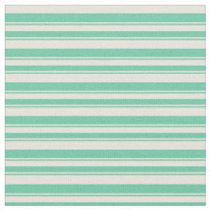 Muster für Linien/Streifen in Beige und Aquamarine Stoff