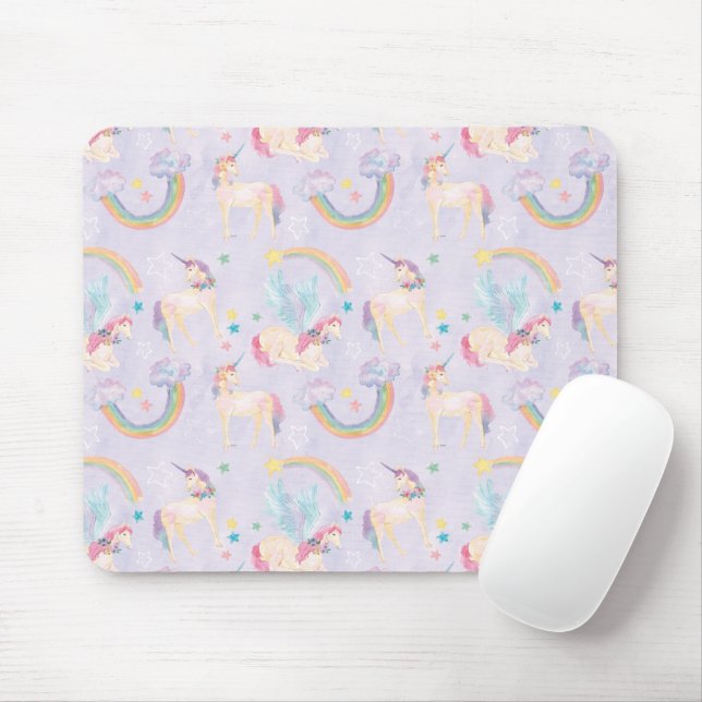 Muster für magische Einhörner Mousepad (Mit Mouse)