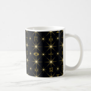Muster für magische Symbole Kaffeetasse
