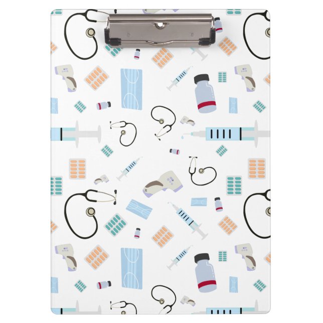 Muster für medizinische Versorgung Klemmbrett (Vorderseite)