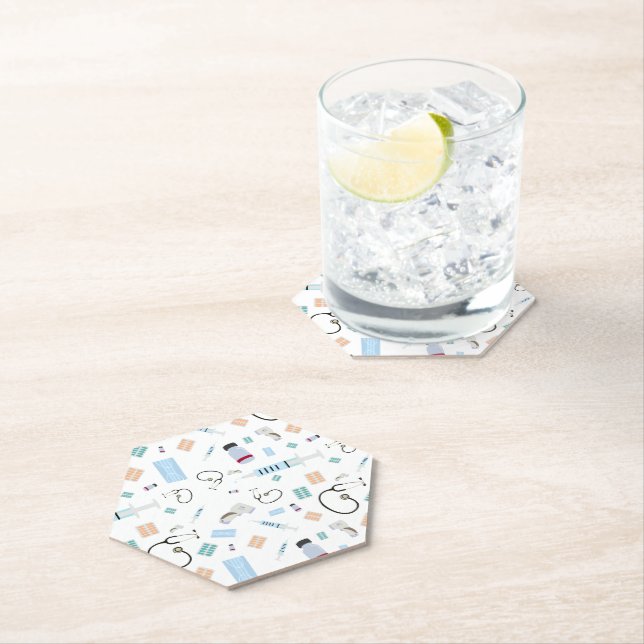 Muster für medizinische Versorgung Untersetzer (Vor Ort)