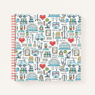 Muster für medizinisches Design Notizbuch