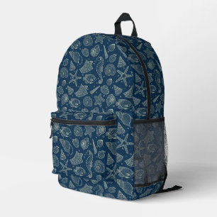 Muster für Meeresbewohner Bedruckter Rucksack
