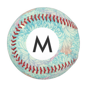 Muster für mehrfarbige Bläschen Baseball