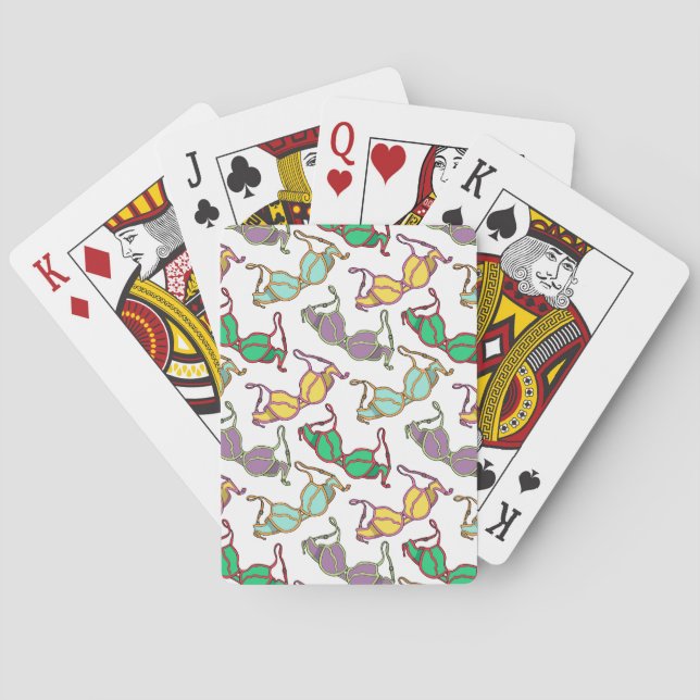 Muster für mehrfarbiges BH Spielkarten (Rückseite)