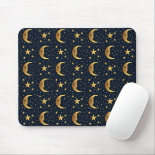 Muster für Mond und Sterne Mousepad