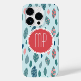 Muster für Monogram Girly Whimsical Blätter Case-Mate iPhone Hülle