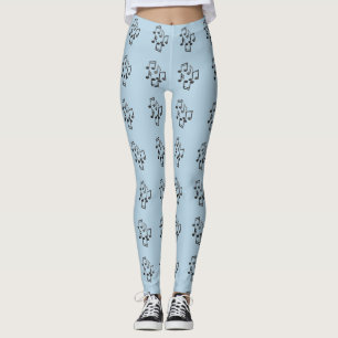 Muster für musikalische Anmerkungen Leggings