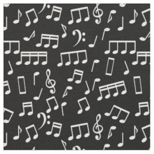 Muster für musikalische Anmerkungen Stoff