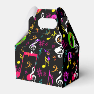 Muster für musikalische Symbole Geschenkschachtel