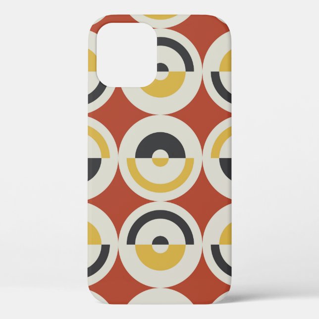 Muster für nahtlose geometrische Farbkreise Case-Mate iPhone Hülle (Rückseite)