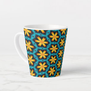 Muster für niedliche Abstrakte Blume Milchtasse