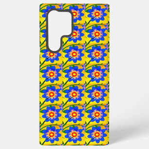 Muster für niedliche Abstrakte Blume Samsung Galaxy Hülle
