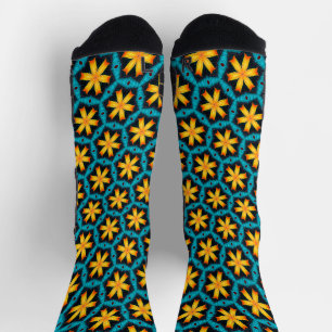 Muster für niedliche Abstrakte Blume Socken