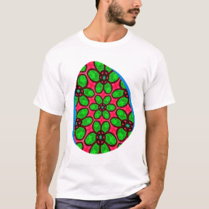 Muster für niedliche Abstrakte Blume T-Shirt