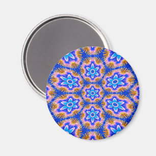 Muster für niedliche Furry-Blume Magnet