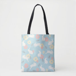 Muster für niedliche Kaninchen-Blume Tasche