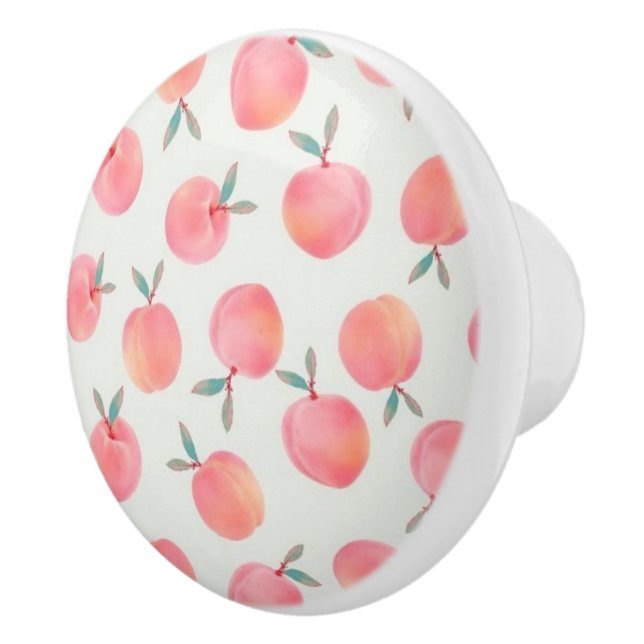 Muster für niedliche Peaches Keramikknauf (Rechts)
