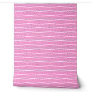 Muster für niedliche Punkte in Rosa und Weiß Tapete