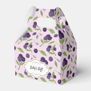 Muster für Obstkörbe - Blaubeeren Geschenkschachtel