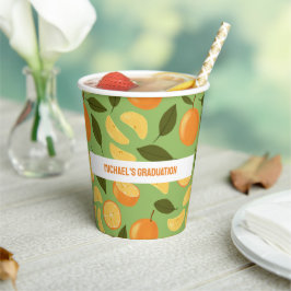 Muster für Obstkörbe - Orangen Pappbecher