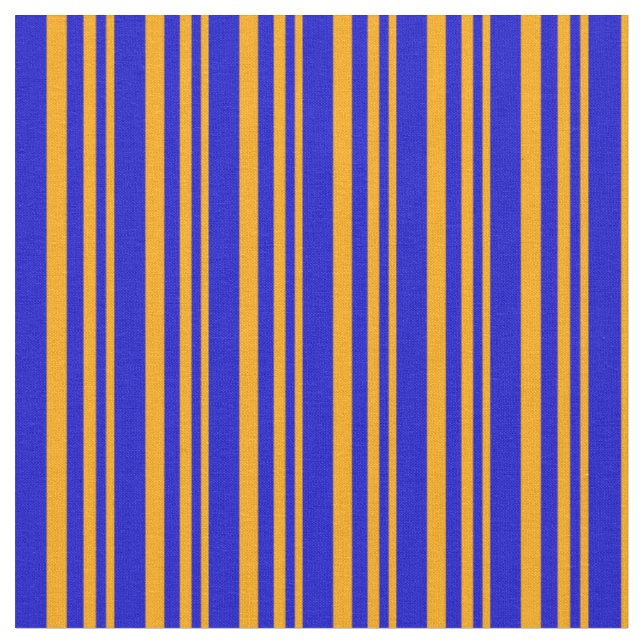 Muster für orange und blaue Linien Stoff (Nahaufnahme)
