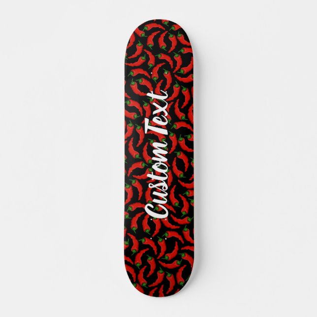 Muster für Paprikaschoten für Hot Chili Skateboard (Vorne)