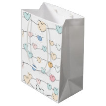 Muster für Pastel Heart Strings | Niedlich Minimal