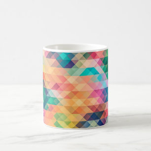 Muster für Quadrate und Tiles Kaffeetasse