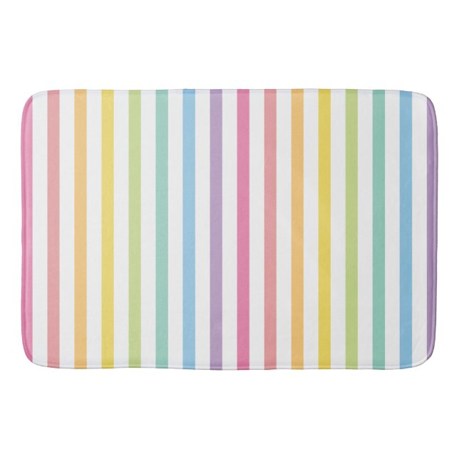 Muster für Rainbow-Streifen Badematte (Vorderseite)