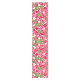 Muster für Re-Re-Quadrate Kurzer Tischläufer