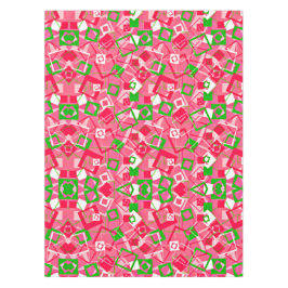 Muster für Re-Re-Quadrate Tischdecke