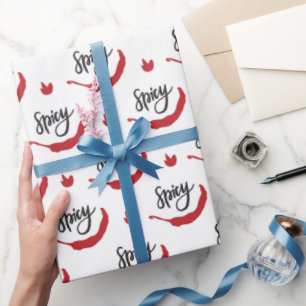 Muster für Red Chili Paprikaschoten Geschenkpapier