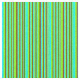 Muster für Reißmuster, Cyan und Brown Streifen Stoff