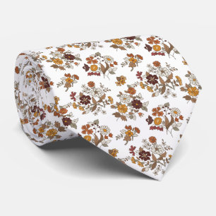 Muster für Retro-Boho-Blume Krawatte