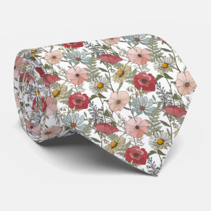 Muster für Retro Daisies-Blume Krawatte
