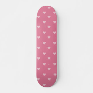 Muster für rosa Herzen Skateboard