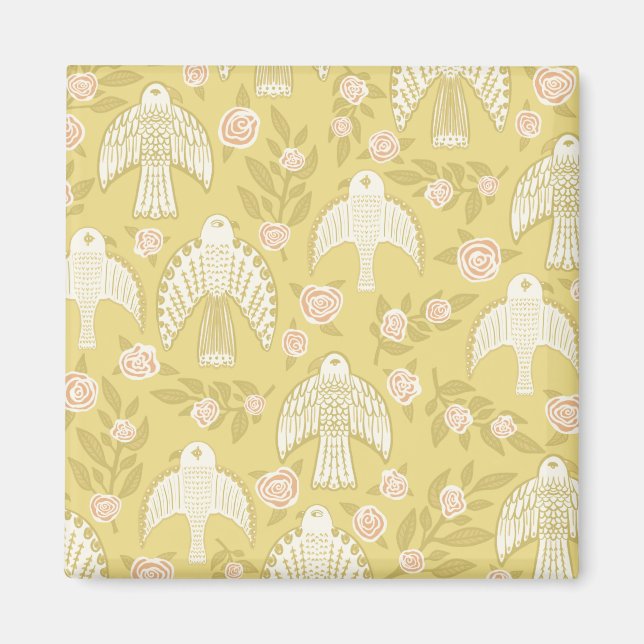 Muster für Rose Magnet (Vorne)