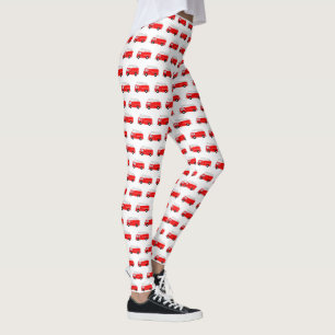 Muster für rote LKW Leggings
