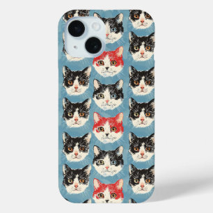 Muster für rote und schwarze Katzen Case-Mate iPhone Hülle