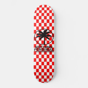 Muster für rote und weiße Karton Skateboard