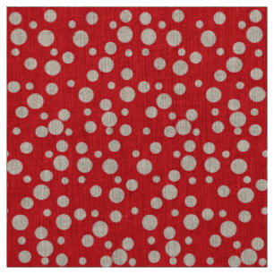 Muster für rote und weiße Polka-Punkte Stoff