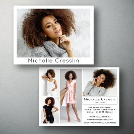 Muster für Schauspieler 5 Foto Zwei-seitige Comp-K Einladung