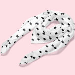Muster für schöne Katzen Schal<br><div class="desc">Adorable schwarz-weiße Katzen nahtlose Muster-Design perfekt für die Katzenfrau in Ihrem Leben.</div>